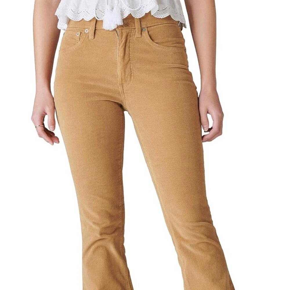 Lucky Brand corduroy jeans size 00 cider color
